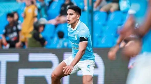 Gianfranco Chávez con camiseta de Sporting Cristal.