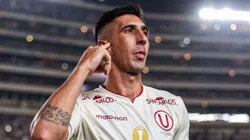 Diego Dorregaray durante su etapa en Universitario.