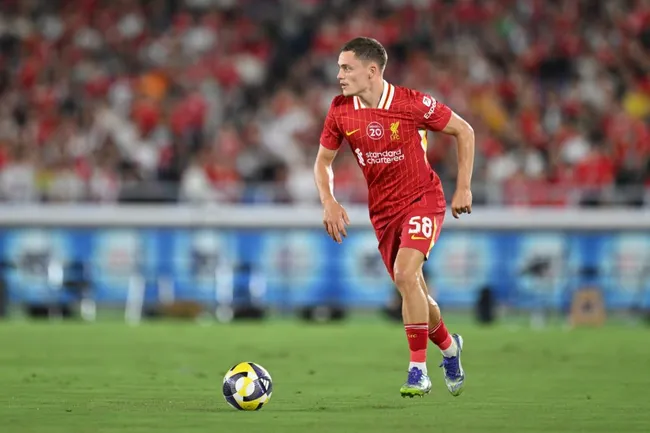 Florian Wirtz en Japón con el Liverpool (Foto: Getty).