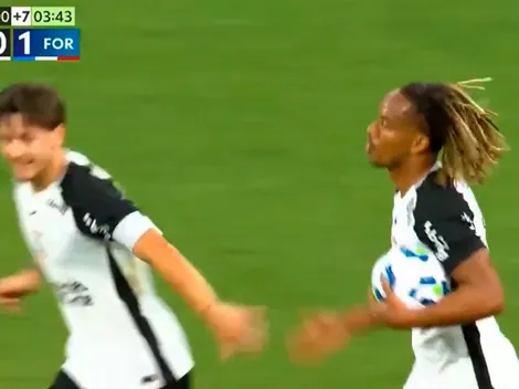 Así fue el primer gol que anotó André Carrillo con Corinthians en el Brasileirao