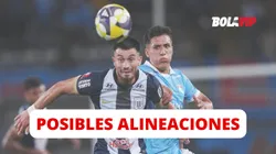 Posibles alineaciones de Alianza Lima y Sporting Cristal.