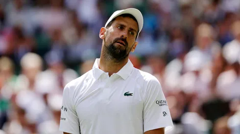 Novak Djokovic, en su último torneo disputado, Wimbledon.