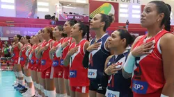 La Selección Peruana, en la Copa Panamericana de Vóley.