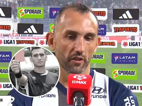 Otra baja en Alianza Lima: Hernán Barcos confirmó expulsión tras igualar con Cristal