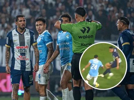 Mientras en Alianza dicen que el árbitro compensó, así fue el penal que no le dieron a Cristal: "La falta existe"