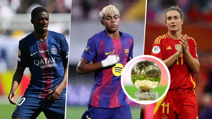 Ousmane Dembélé, Lamine Yamal, Alexia Putellas, candidatos para cada Balón de Oro 2025.