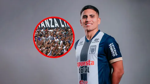 Gianfranco Chávez con la camiseta de Alianza Lima.