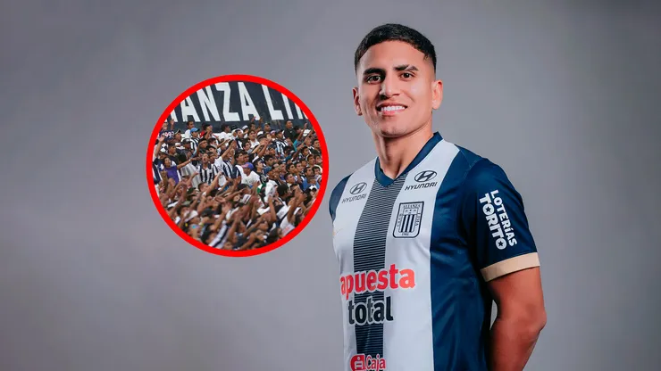 Gianfranco Chávez con la camiseta de Alianza Lima.