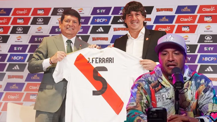 Jean Ferrari, Agustín Lozano y Reimond Manco.