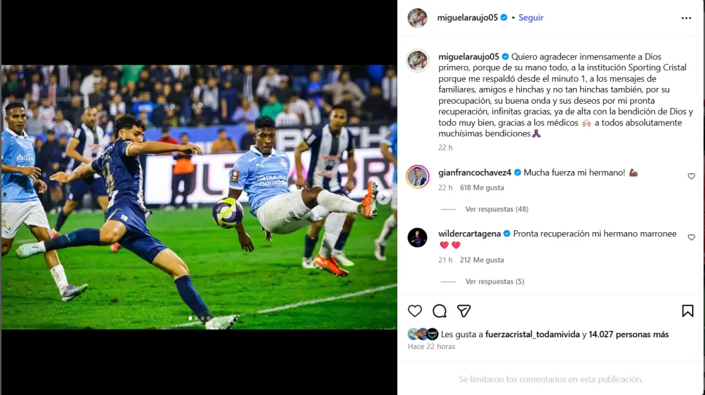 Fuente: @miguelaraujo05