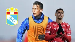 Cristian Benavente y Daniel Amorim.