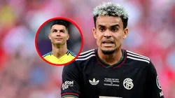 Cristiano Ronaldo y Luis Díaz.