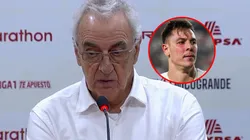 Jorge Fossati habló en conferencia de prensa sobre Diego Churín.