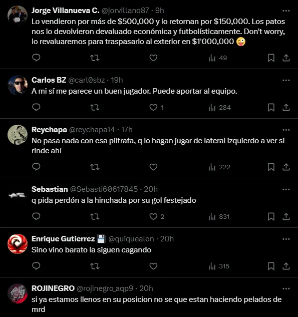 Opiniones divididas en Melgar (Foto: X).