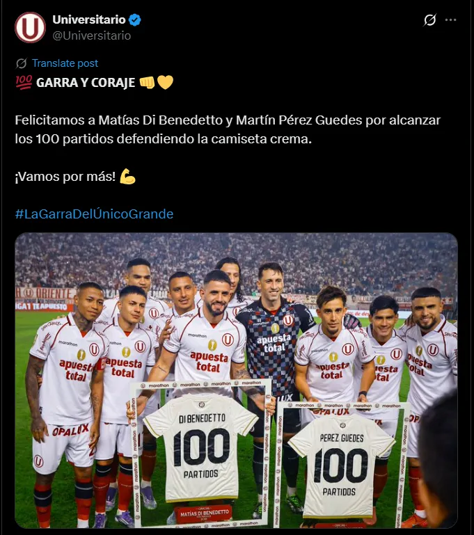 Fuente: Universitario