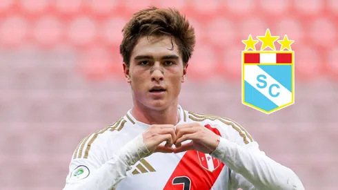 Juan Pablo Goicochea con camiseta de la Selección Peruana.