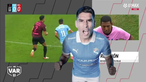 Irven Ávila y la revisión del VAR sobre su expulsión ante FBC Melgar.