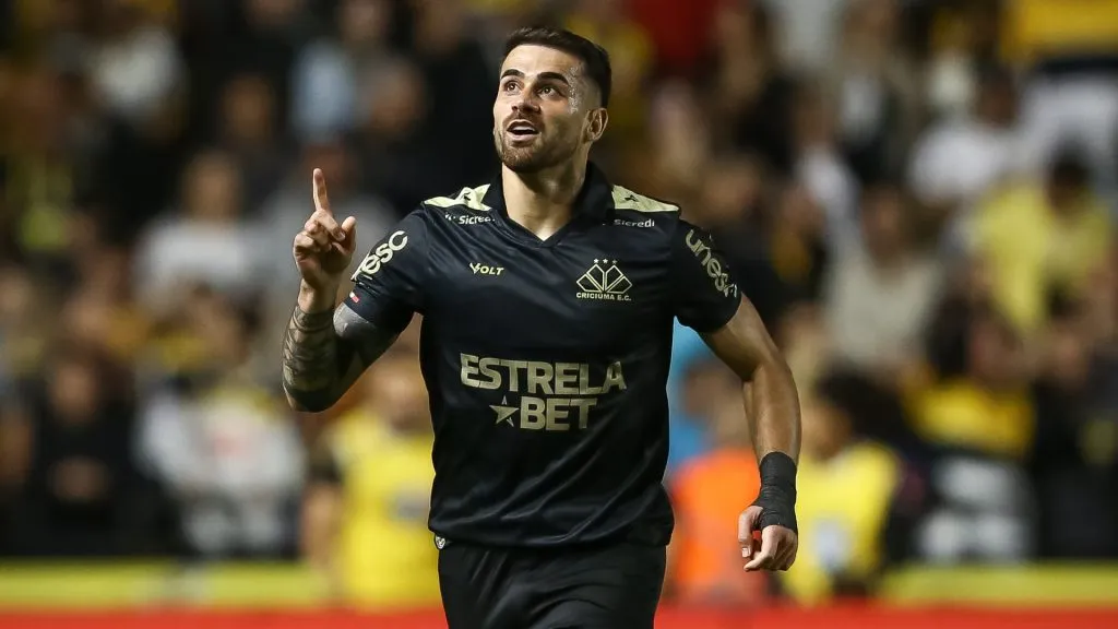 Felipe Vizeu, en su paso por Criciúma (Getty Images).