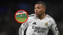 Kylian Mbappé anotó con el Real Madrid.