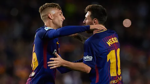 Lionel Messi en el Barcelona.