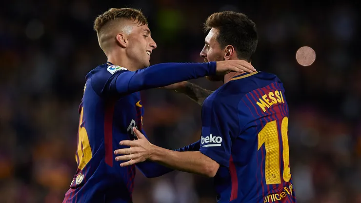 Lionel Messi en el Barcelona.