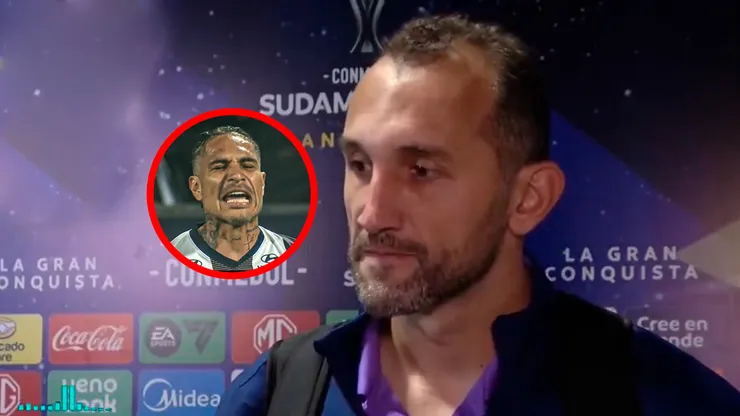 Hernán Barcos y Paolo Guerrero.