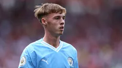 Cole Palmer con camiseta de Manchester City.