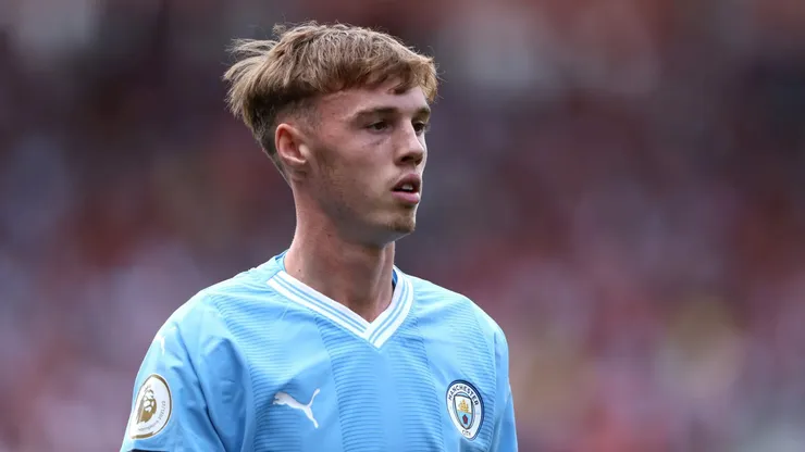 Cole Palmer con camiseta de Manchester City.