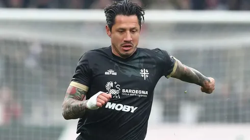 Gianluca Lapadula con camiseta de Spezia.