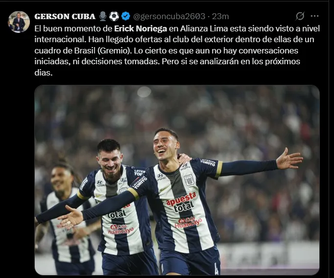 Fuente: @gersoncuba2603