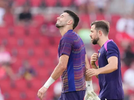 Susto en Barcelona con Joan García a minutos del partido ante Mallorca
