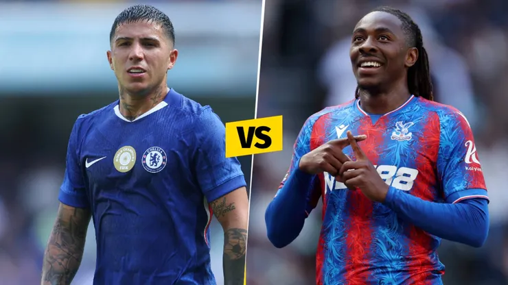 Enzo Fernández y Eberechi Eze, figuras de Chelsea y Crystal Palace.