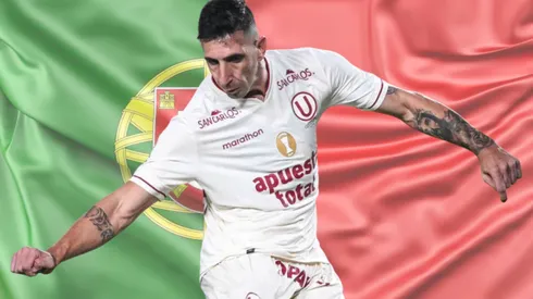 Diego Dorregaray durante su paso en Universitario.