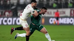 Universitario sufrió a Vitor Roque en el partido de ida ante Palmeiras.
