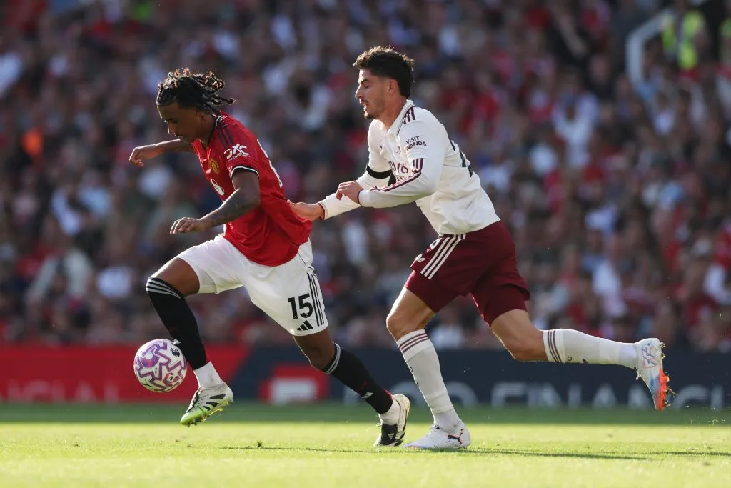 Kai Havertz contra el Manchester United (Foto: Getty).