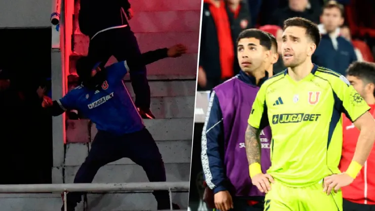 La violencia en Independiente vs. Universidad de Chile .
