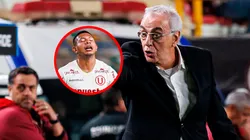 Jorge Fossati y Edison Flores.