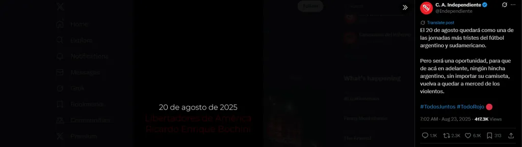 Fuente: Independiente.