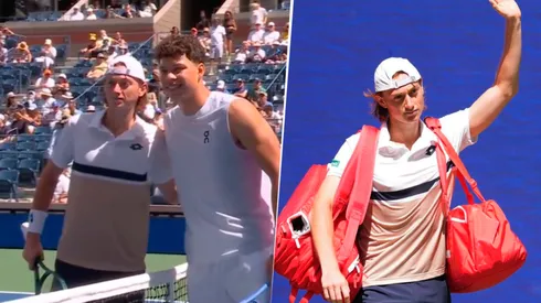 Ignacio Buse tuvo su debut en un Grand Slam ante Ben Shelton.