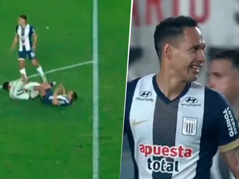 ¡Expulsión vía VAR! El planchazo de Renzo Garcés a la espalda del Tunche Rivera