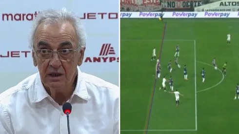 Jorge Fossati explotó con el VAR tras gol anulado a Alex Valera.