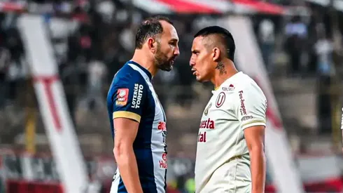 Hernán Barcos y Álex Valera.