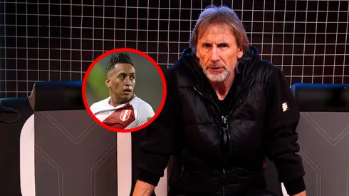 Ricardo Gareca y Christian Cueva.