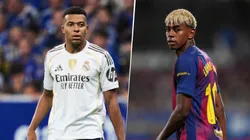 Kylian Mbappé y Lamine Yamal, figuras del Real Madrid y Barcelona.