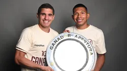 Aldo Corzo y Edison Flores con Universitario.