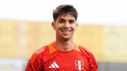 Alessandro Burlamaqui, contento por su presente de selección.