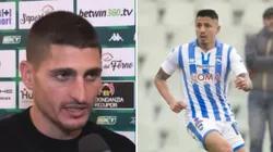 Marco Verratti habló de Gianluca Lapadula.