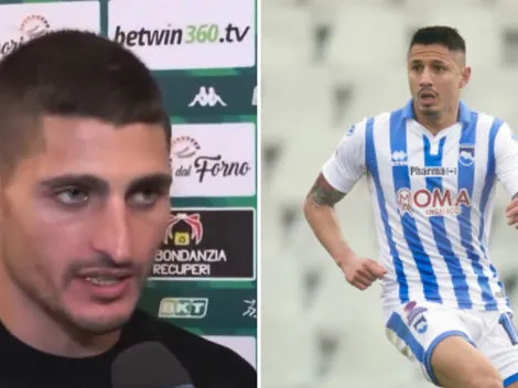 Verrati reveló charla íntima con Gianluca Lapadula tras rumores sobre posible llegada a Pescara