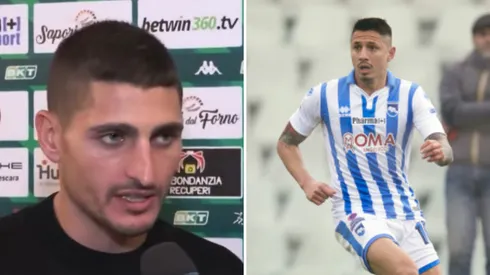 Marco Verratti habló de Gianluca Lapadula.