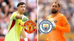 Emiliano Martínez y Gianluigi Donnarumma.